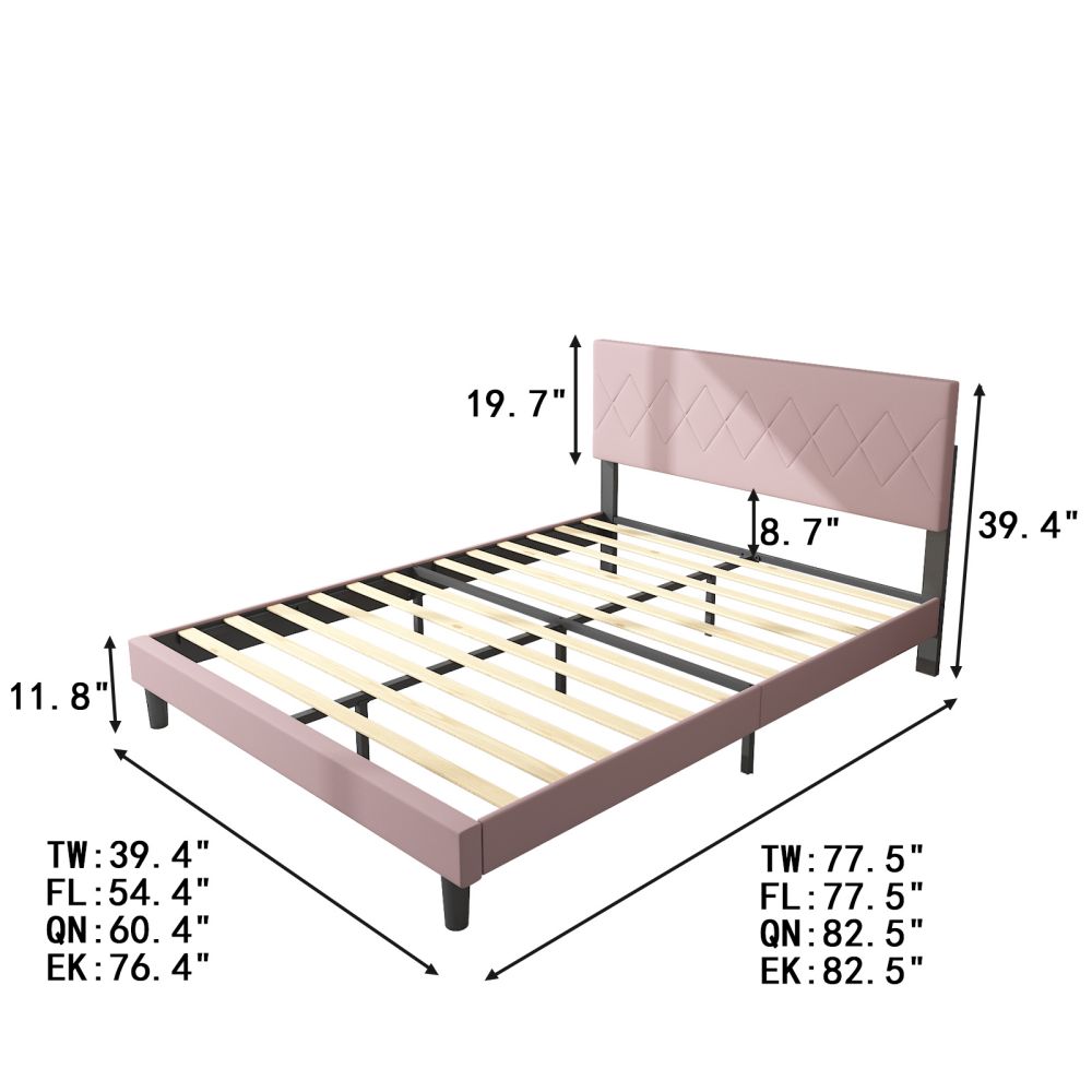 I-B144-upholstered bed-dimensions