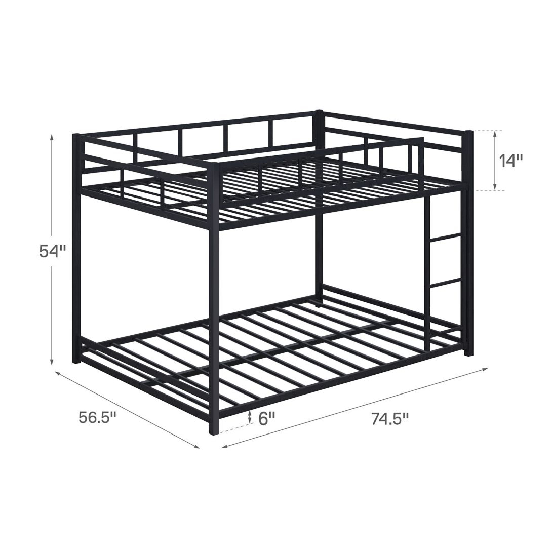 B29-karfe bunk gado-dimensions