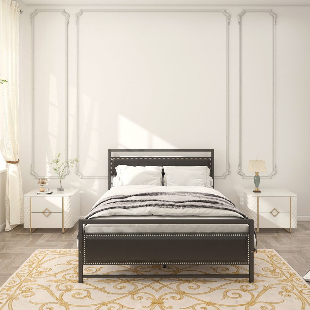 B130-upholstered bed-1