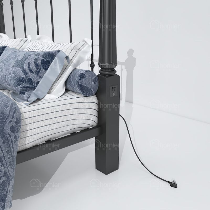 B201-classical iron bed-detail
