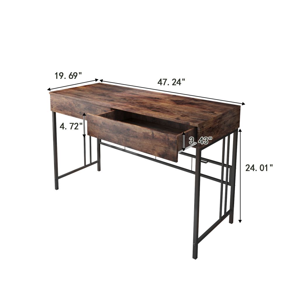 D26-computer table with drawer-4