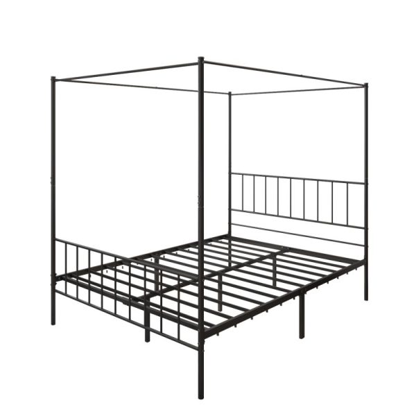B44 Modern Simplism Style Canopy Bed Frame - 图片 2