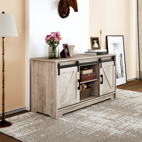 JHD19 TV Cabinet for TVs Up to 60”Rustic Style